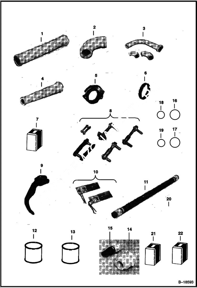 Схема запчастей Bobcat CONCRETE PUMP - CONCRETE PUMP ACCESSORIES Loader