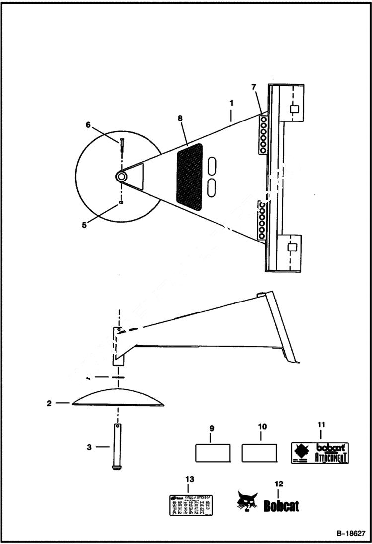 Схема запчастей Bobcat SUPER SCRAPER - SUPER SCRAPER Loader