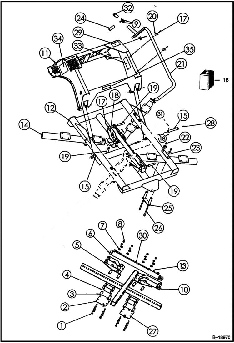 Схема запчастей Bobcat DISC - DISC (Frame) (HD80 7184) Loader