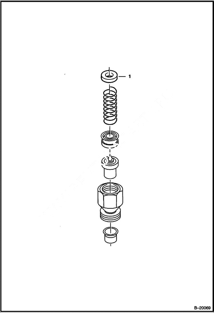 Схема запчастей Bobcat 600s - INJECTOR WASHERS POWER UNIT