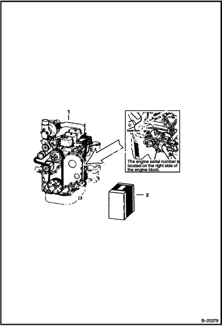 Схема запчастей Bobcat 900s - ENGINE (Cummins) POWER UNIT