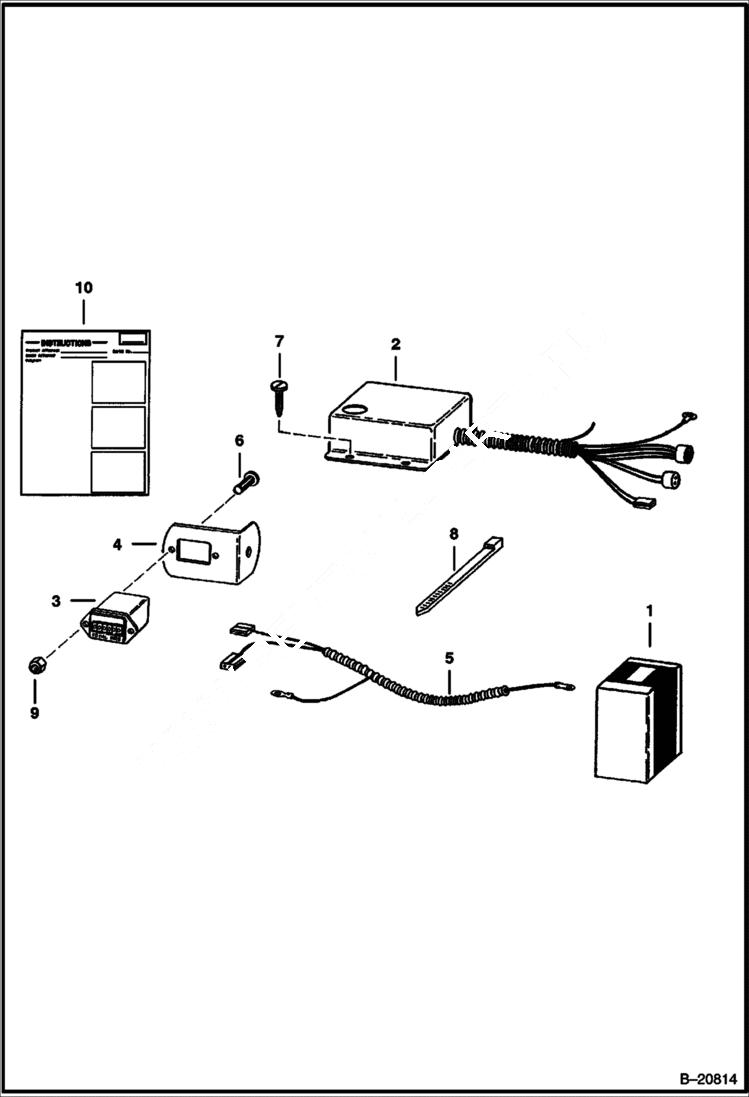 Схема запчастей Bobcat Articulated Loaders - RENTAL KIT (S/N 11026 & Above) ACCESSORIES & OPTIONS