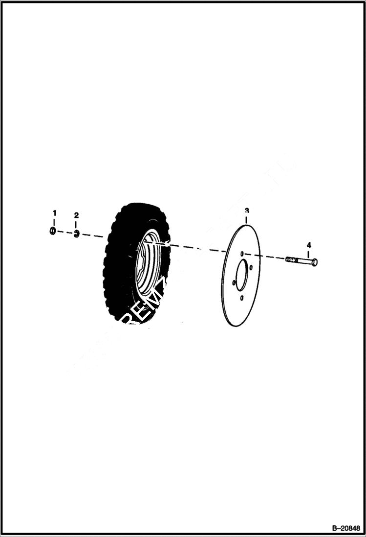 Схема запчастей Bobcat 600s - TIRE GUARD ACCESSORIES & OPTIONS