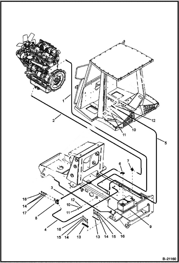 Схема запчастей Bobcat BL570 - ELECTRICAL ELECTRICAL SYSTEM