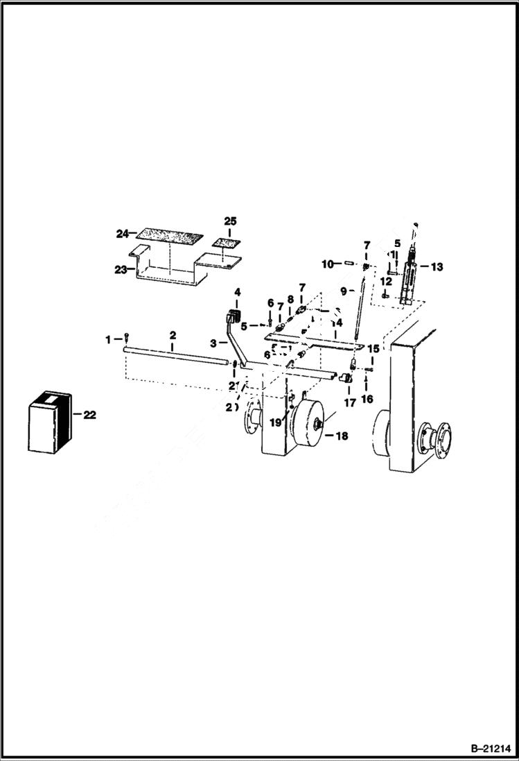 Схема запчастей Bobcat 500s - BRAKES ACCESSORIES & OPTIONS