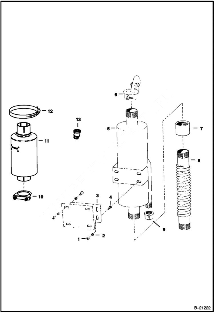 Схема запчастей Bobcat 500s - SPARK ARRESTOR MUFFLER ACCESSORIES & OPTIONS