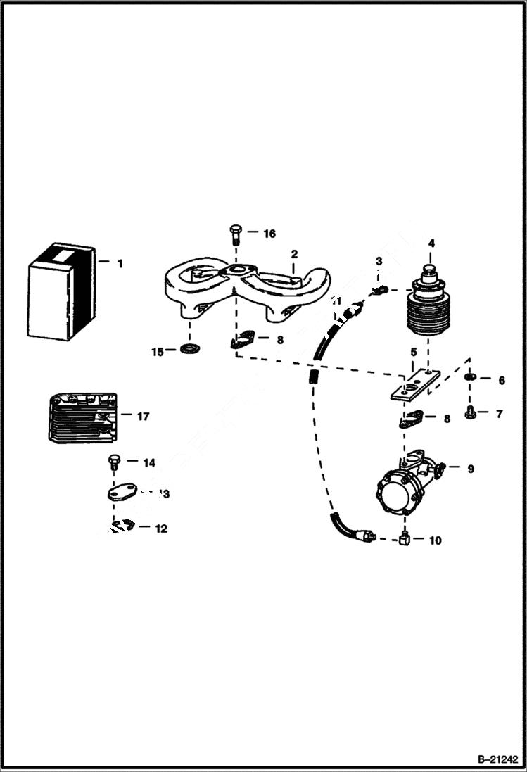 Схема запчастей Bobcat 600s - LP GAS GROUP ACCESSORIES & OPTIONS