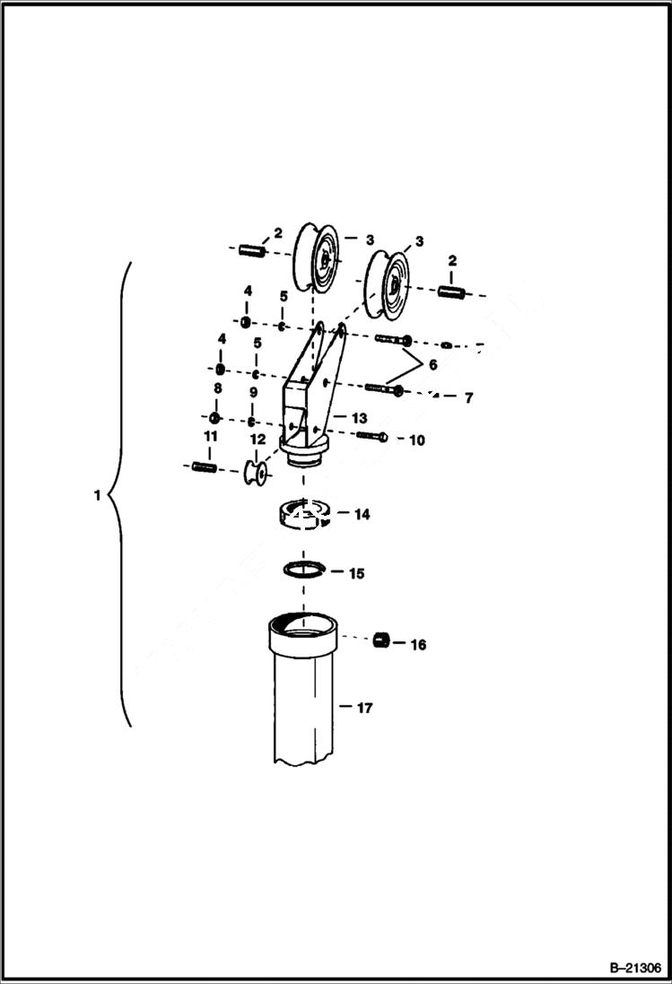 Схема запчастей Bobcat 500s - ELECTRIC CORD SWIVEL Old Style ELECTRICAL SYSTEM