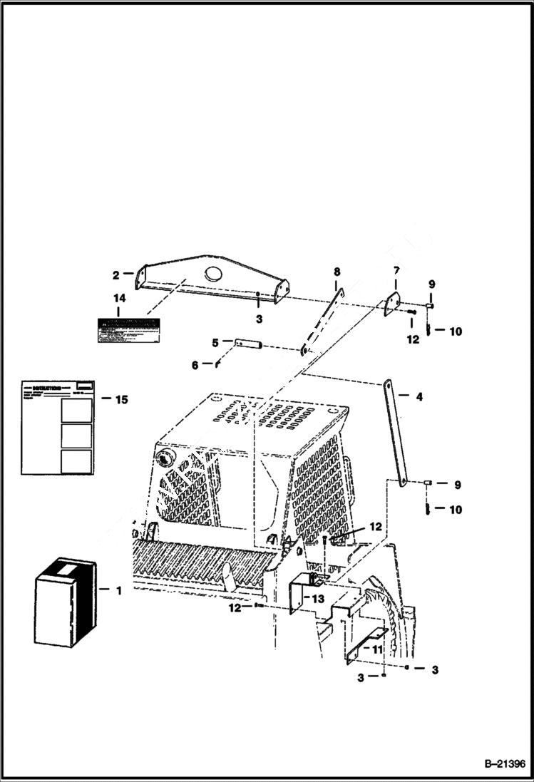 Схема запчастей Bobcat 500s - SINGLE POINT LIFT ACCESSORIES & OPTIONS