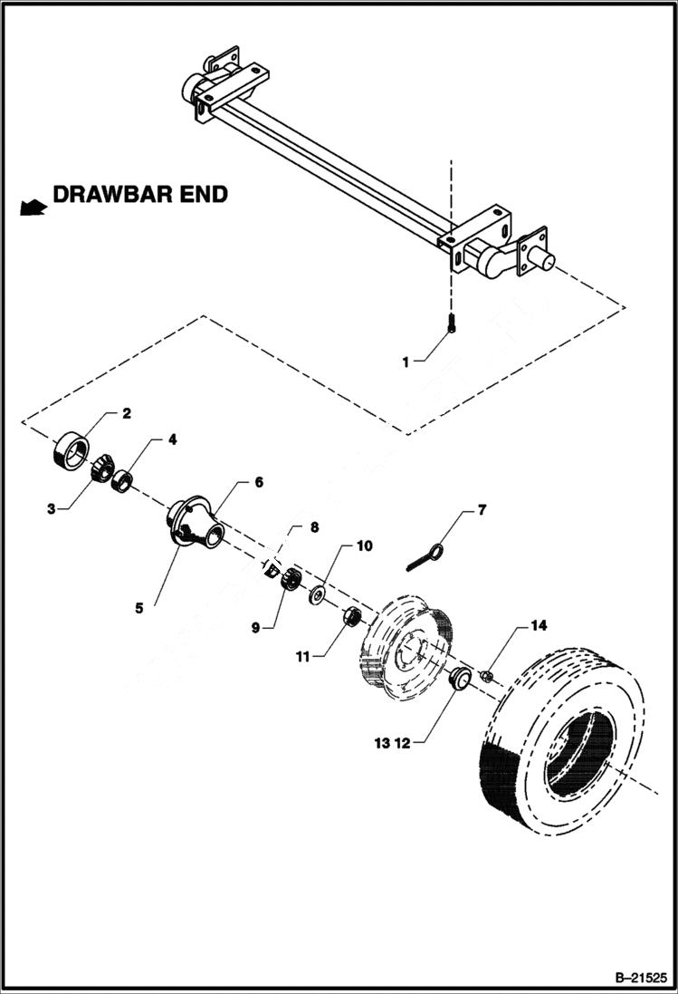 Схема запчастей Bobcat BAP185 - E Z LUBE AXLE ACCESSORIES & OPTIONS