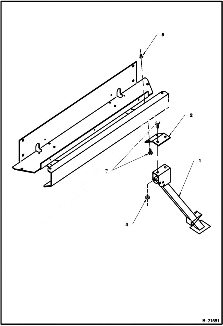 Схема запчастей Bobcat BAP185 - REAR DROPLEG ACCESSORIES & OPTIONS