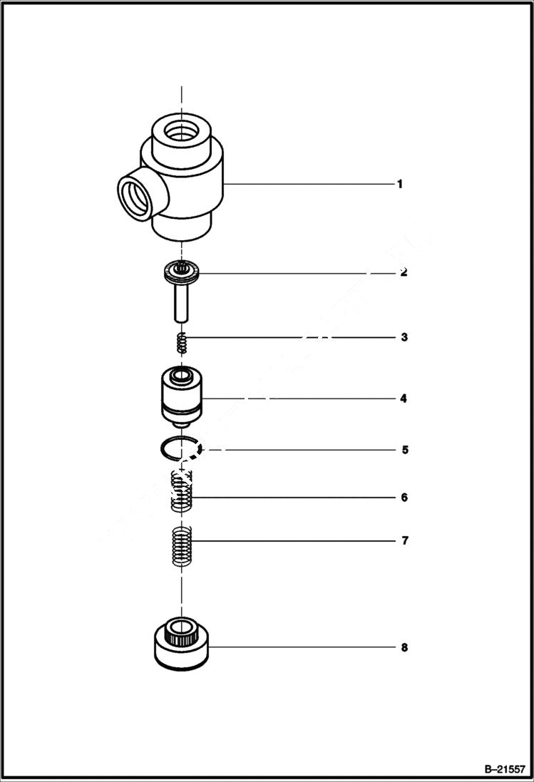 Схема запчастей Bobcat BAP185 - MIN PRESS VALVE ACCESSORIES & OPTIONS