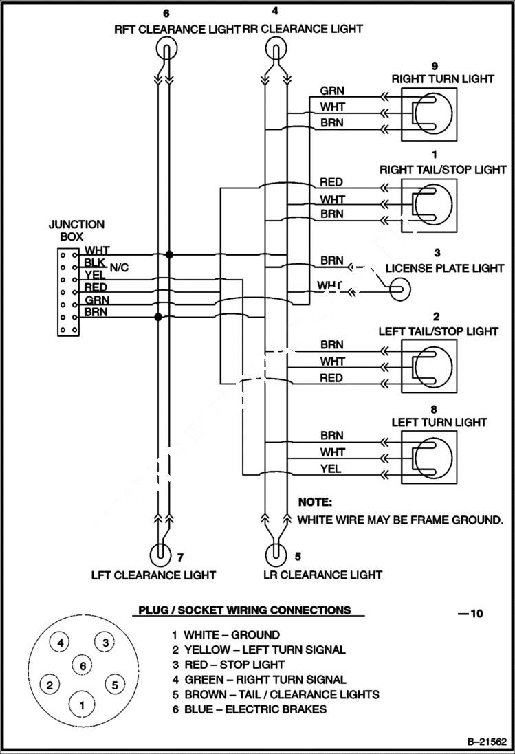 Схема запчастей Bobcat BAP185 - 4 LIGHT WIRING DIAGRAM ACCESSORIES & OPTIONS