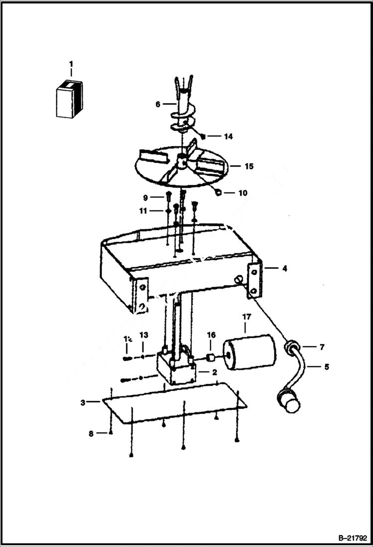 Схема запчастей Bobcat SPREADER - SPREADER (Drive Assembly) (0064) Loader