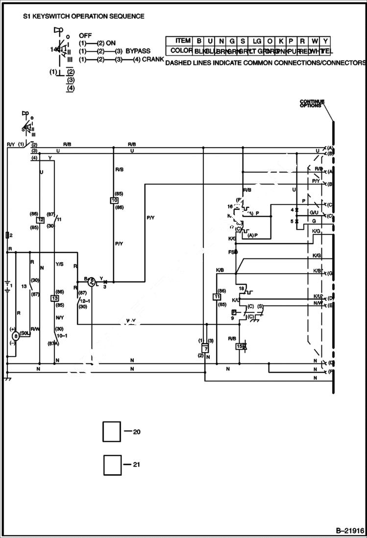 Схема запчастей Bobcat BAP185 - STD WIRING DIAGRAM MAIN FRAME