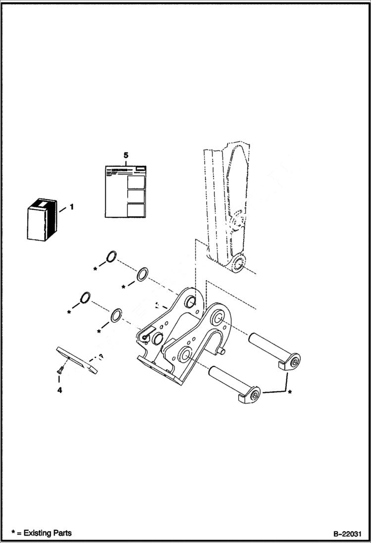 Схема запчастей Bobcat 325 - X-CHANGE (Bolt-On) (S/N 514017051 & Below and 516611766 & Below) ACCESSORIES & OPTIONS