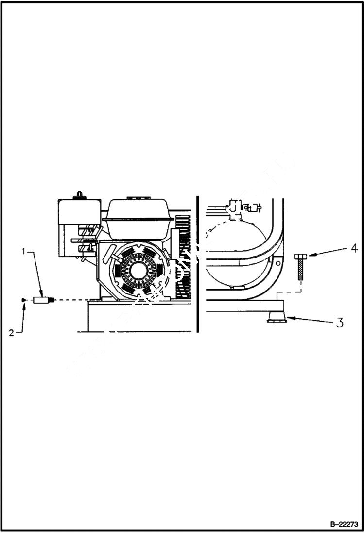 Схема запчастей Bobcat AIR COMPRESSOR - ENGINE (Loose Parts) ACCESSORIES & OPTIONS