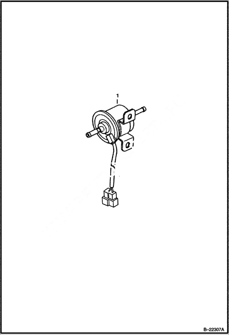 Схема запчастей Bobcat 430 - FUEL PUMP Electric (S/N 562711001 & Above) POWER UNIT