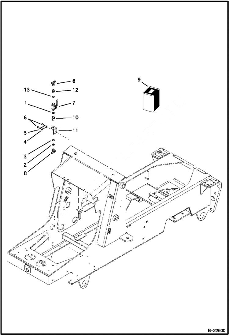 Схема запчастей Bobcat BL275 - HYDRAULIC CIRCUITRY Frame HYDRAULIC SYSTEM