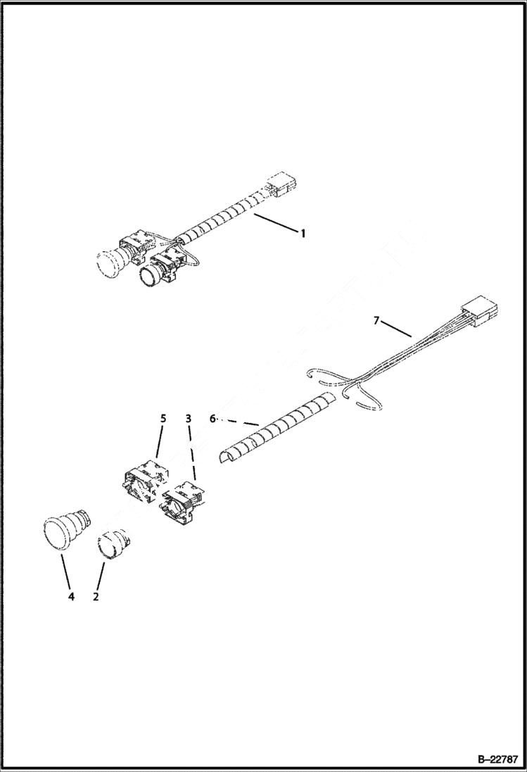 Схема запчастей Bobcat BL275 - ELECTRICAL Wire Assy ELECTRICAL SYSTEM