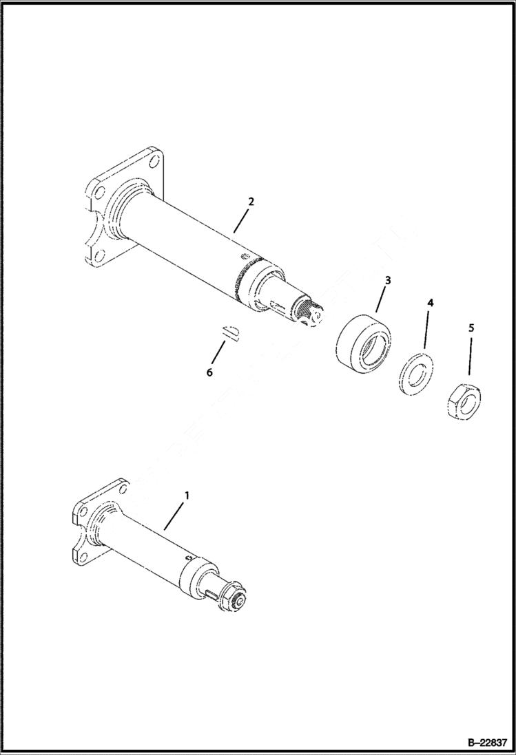 Схема запчастей Bobcat B250 - HYDRAULIC CIRCUITRY Steering Column HYDRAULIC SYSTEM