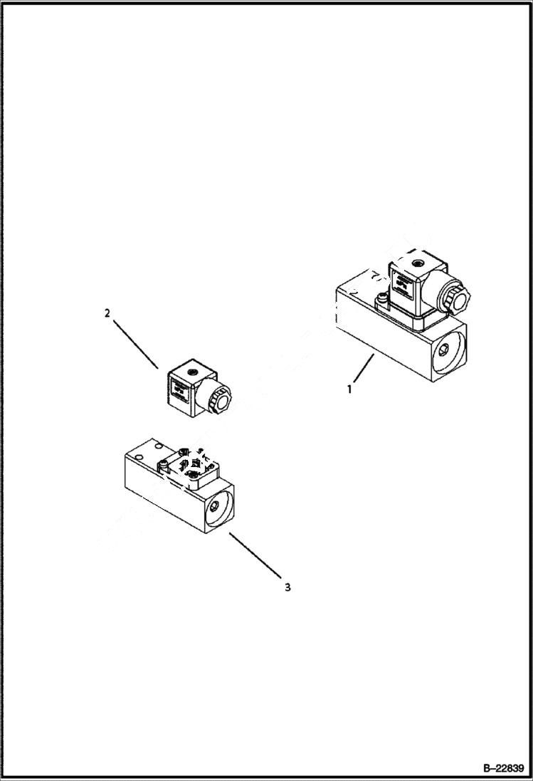 Схема запчастей Bobcat B250 - HYDRAULIC CIRCUITRY Pressure Switch HYDRAULIC SYSTEM