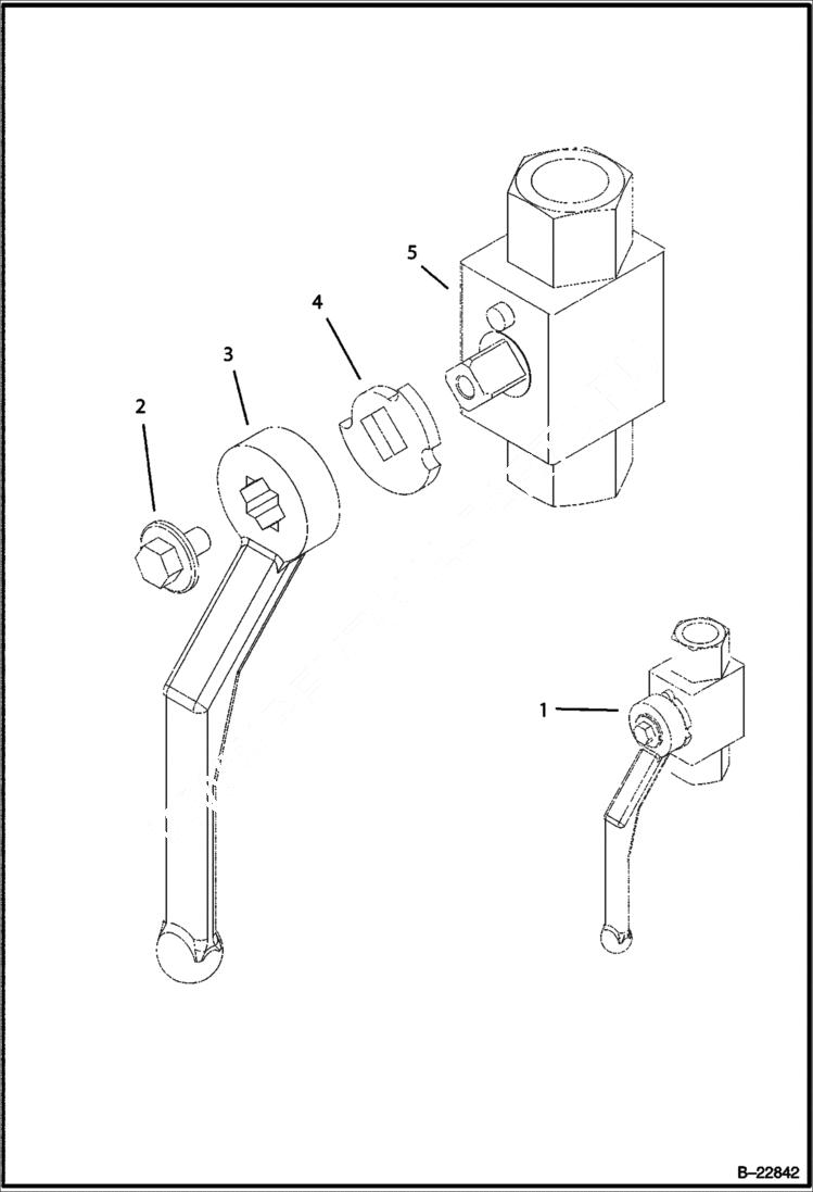 Схема запчастей Bobcat B250 - HYDRAULIC CIRCUITRY Frame (Valve) HYDRAULIC SYSTEM