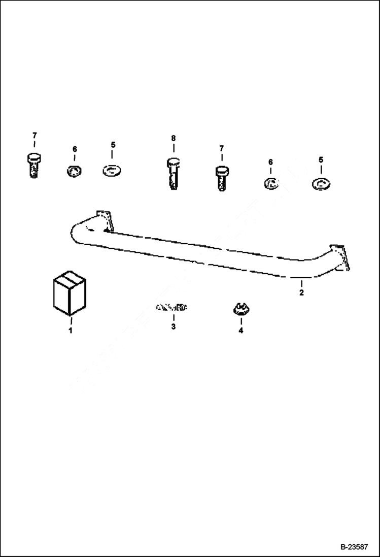 Схема запчастей Bobcat 2300 - NERF BAR KIT ACCESSORIES & OPTIONS