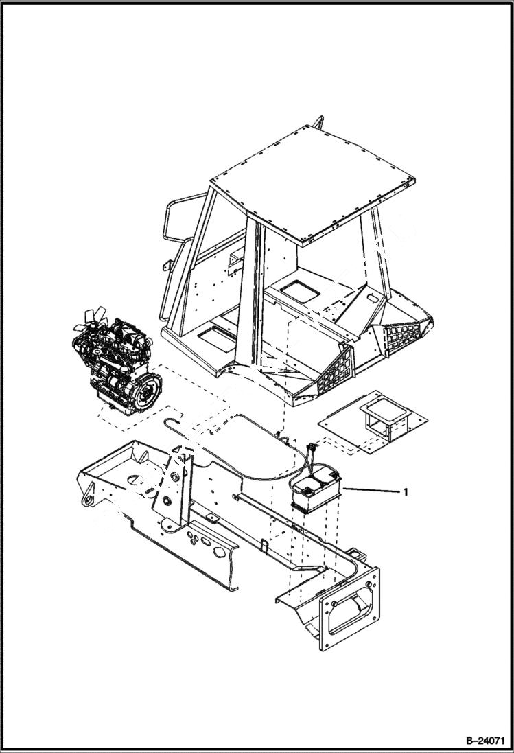 Схема запчастей Bobcat BL370 - ELECTRICAL CIRCUITRY ELECTRICAL SYSTEM