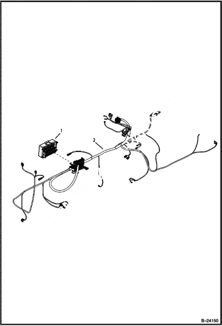 Схема запчастей Bobcat BL370 - ELECTRICAL CIRCUITRY ELECTRICAL SYSTEM