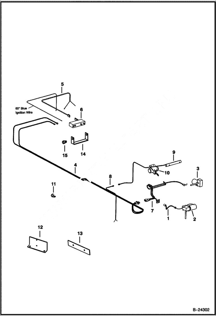 Схема запчастей Bobcat SPREADER - SAND SPREADER (Electrical System) (0066) Loader