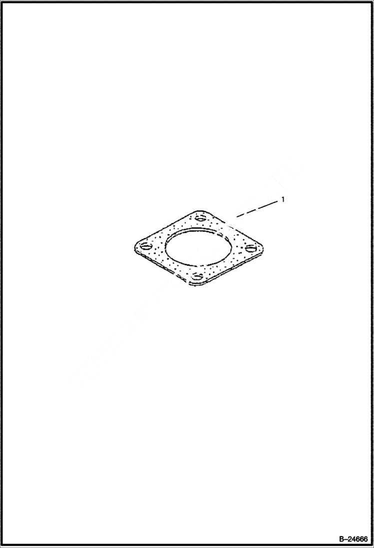 Схема запчастей Bobcat BL570 - GASKET POWER UNIT