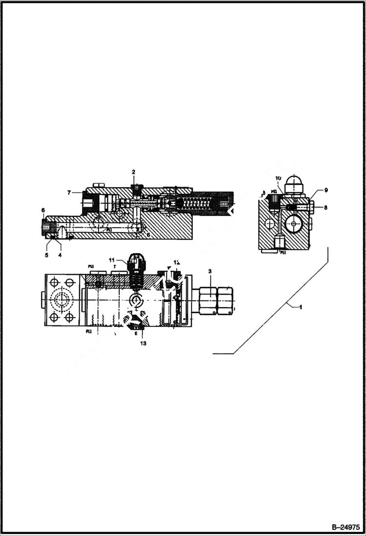 Схема запчастей Bobcat 442 - LOAD CHECK VALVE ACCESSORIES & OPTIONS