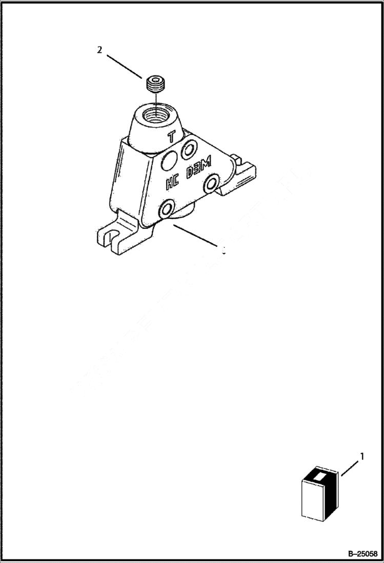 Схема запчастей Bobcat BL370 - HYDRAULIC CIRCUITRY (Backhoe Control Valve) HYDRAULIC SYSTEM