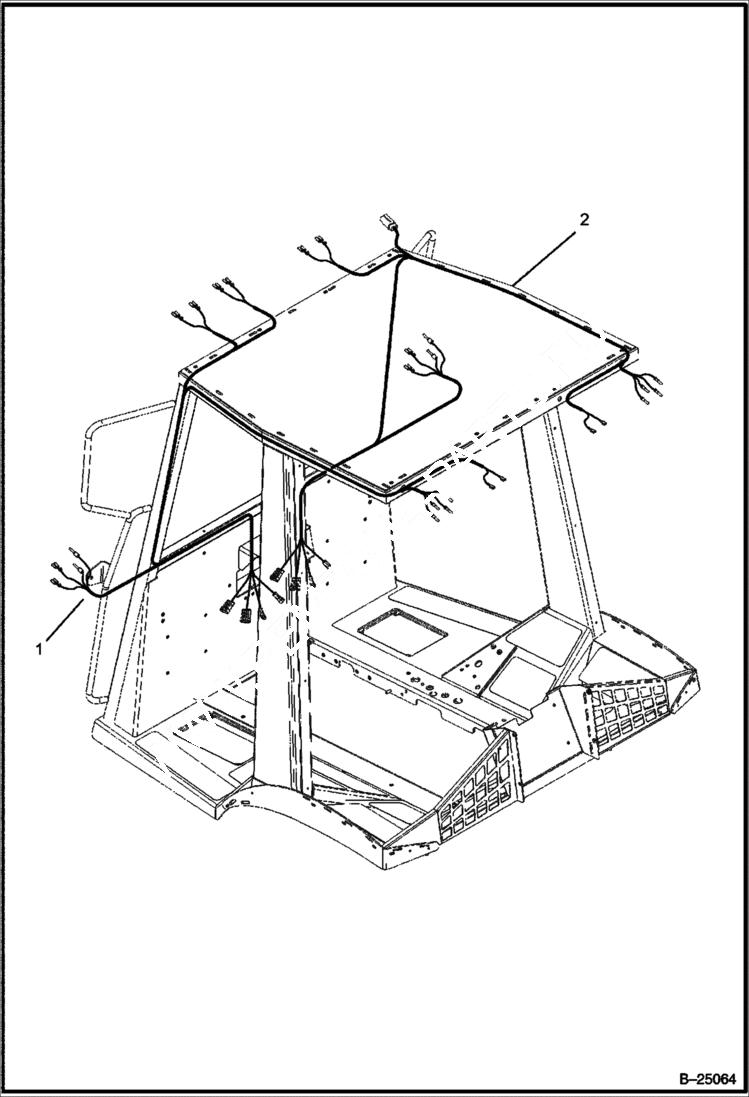 Схема запчастей Bobcat BL370 - ELECTRICAL CIRCUITRY ELECTRICAL SYSTEM