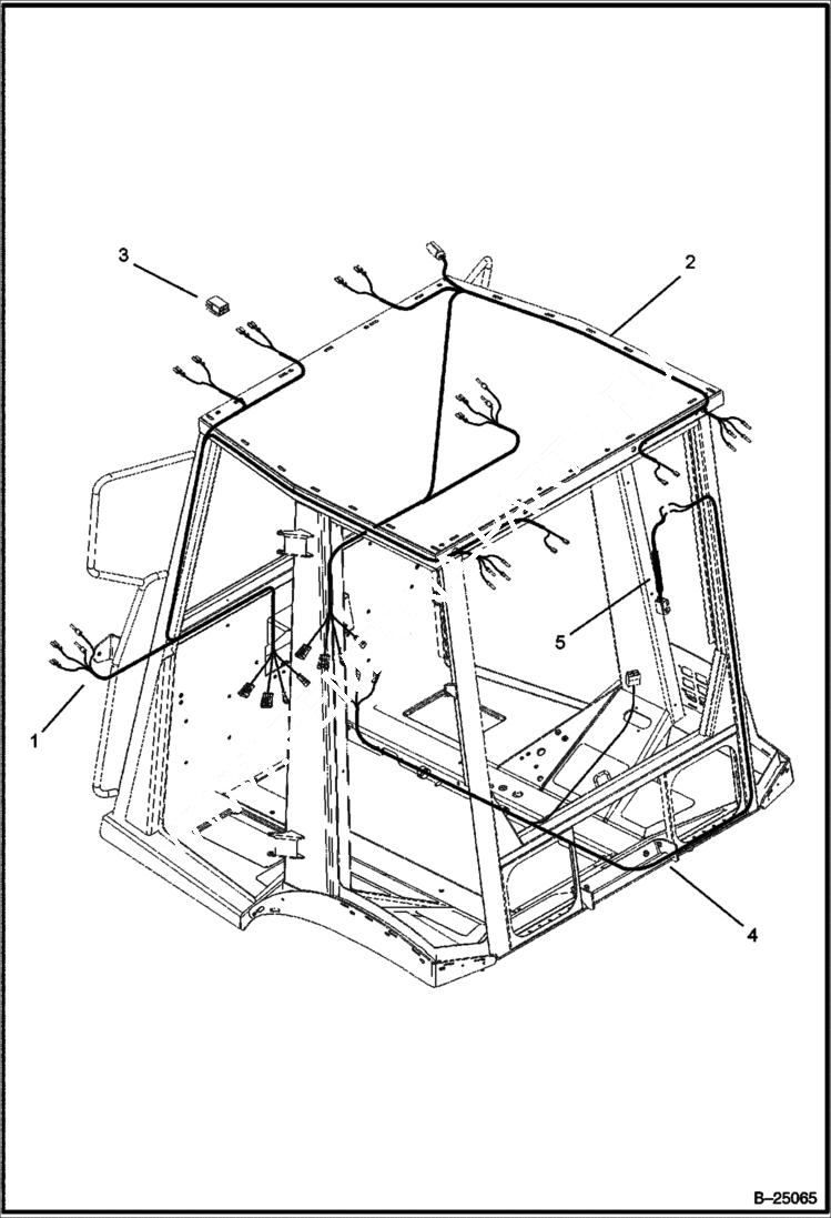 Схема запчастей Bobcat BL370 - ELECTRICAL CIRCUITRY ELECTRICAL SYSTEM