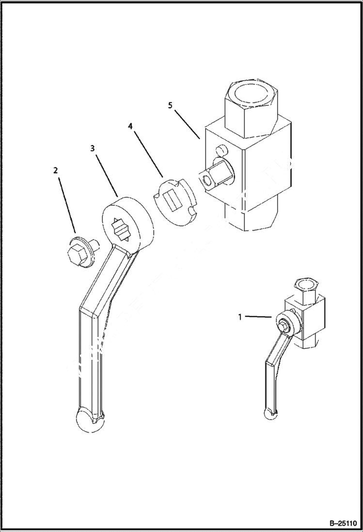 Схема запчастей Bobcat B300 - HYDRAULIC CIRCUITRY Valve HYDRAULIC SYSTEM