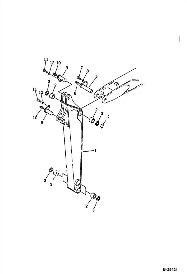 Схема запчастей Bobcat 56 - ARM WORK EQUIPMENT