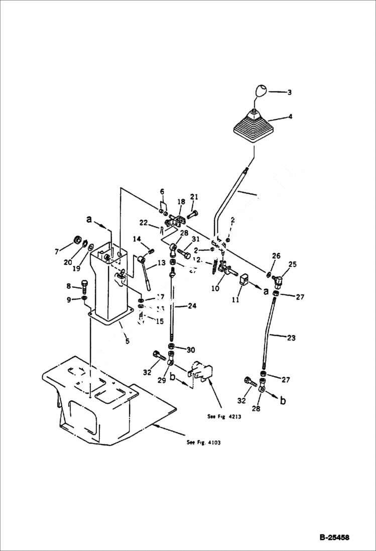 Схема запчастей Bobcat 76 - SWING AND ARM CONTROL LEVER CONTROL SYSTEM AND REVOLVING FRAME