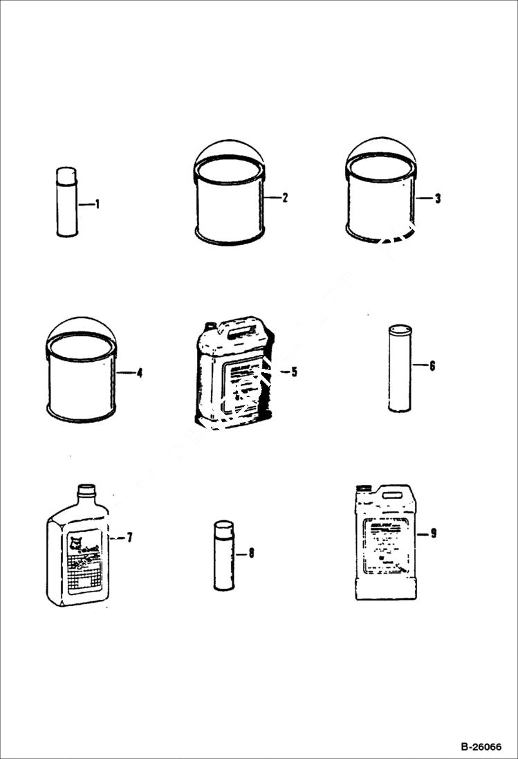 Схема запчастей Bobcat 56 - BULK ITEMS BULK ITEMS