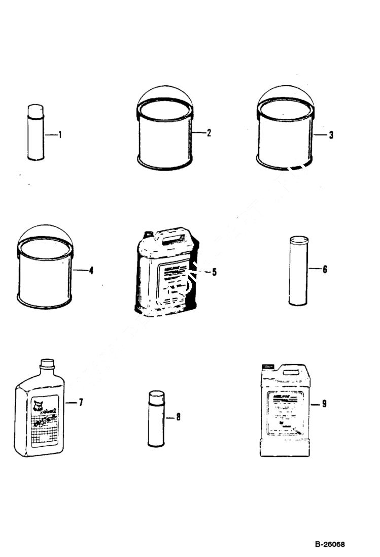 Схема запчастей Bobcat 76 - BULK ITEMS BULK ITEMS