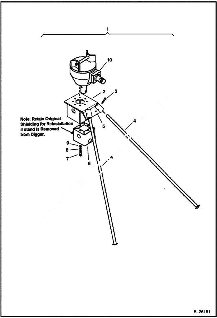 Схема запчастей Bobcat AUGERS - AUGER (Display Stand) (3PTA A1G3) Компактные тракторы