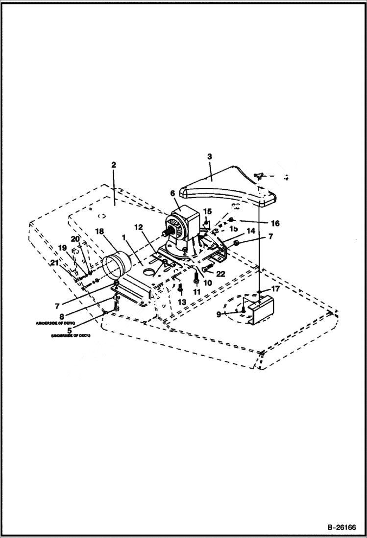 Схема запчастей Bobcat MOWER - MOWER (Shields) (3FM60 A1FR) (3FM72 A1FS) Компактные тракторы