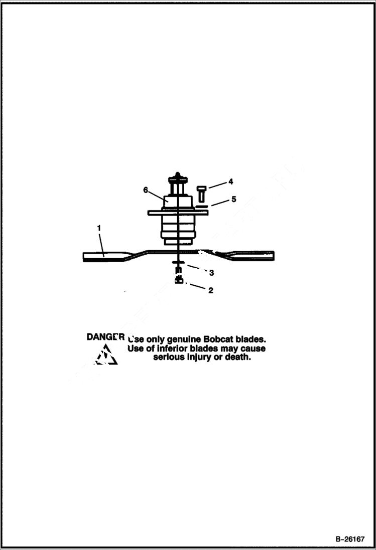 Схема запчастей Bobcat 3 POINT ATTACHMENTS - MOWER (Blades) (3FM60 A1FR) (3FM72 A1FS) Loader