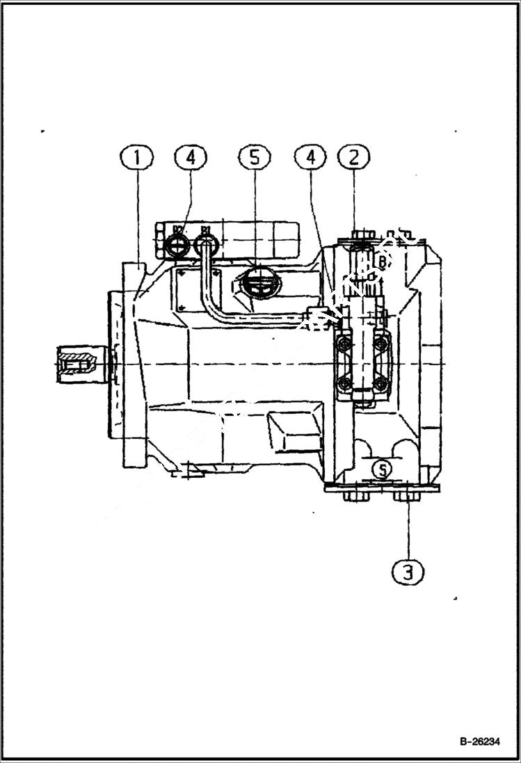 Схема запчастей Bobcat 442 - COVERS AND PLUGS HYDRAULIC SYSTEM