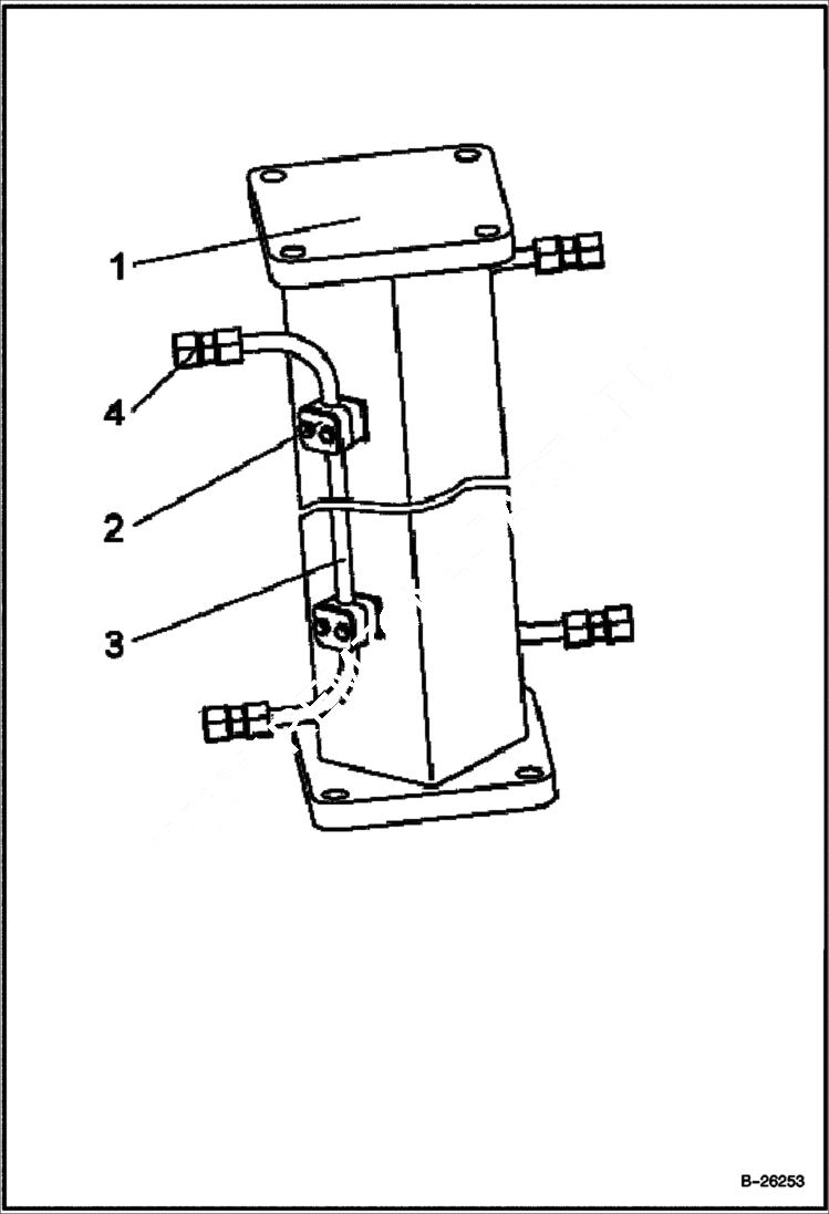 Схема запчастей Bobcat BUCKETS - CLAMSHELL BUCKET (Extension)(442) Экскаваторы