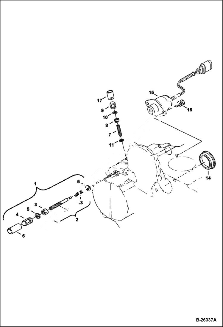 Схема запчастей Bobcat 425 - IDLE APPARATUS Kubota - V1505-E3B - Interim Tier IV Replacement REPLACEMENT ENGINE