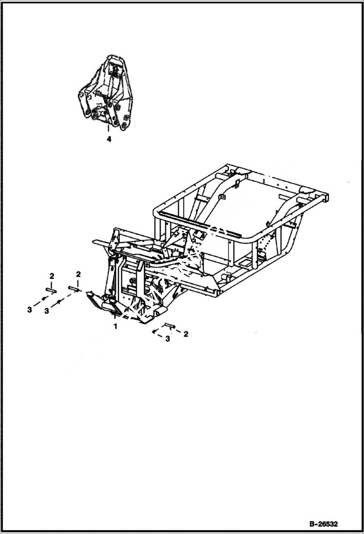 Схема запчастей Bobcat 2300 - INTELLITACH MAIN FRAME