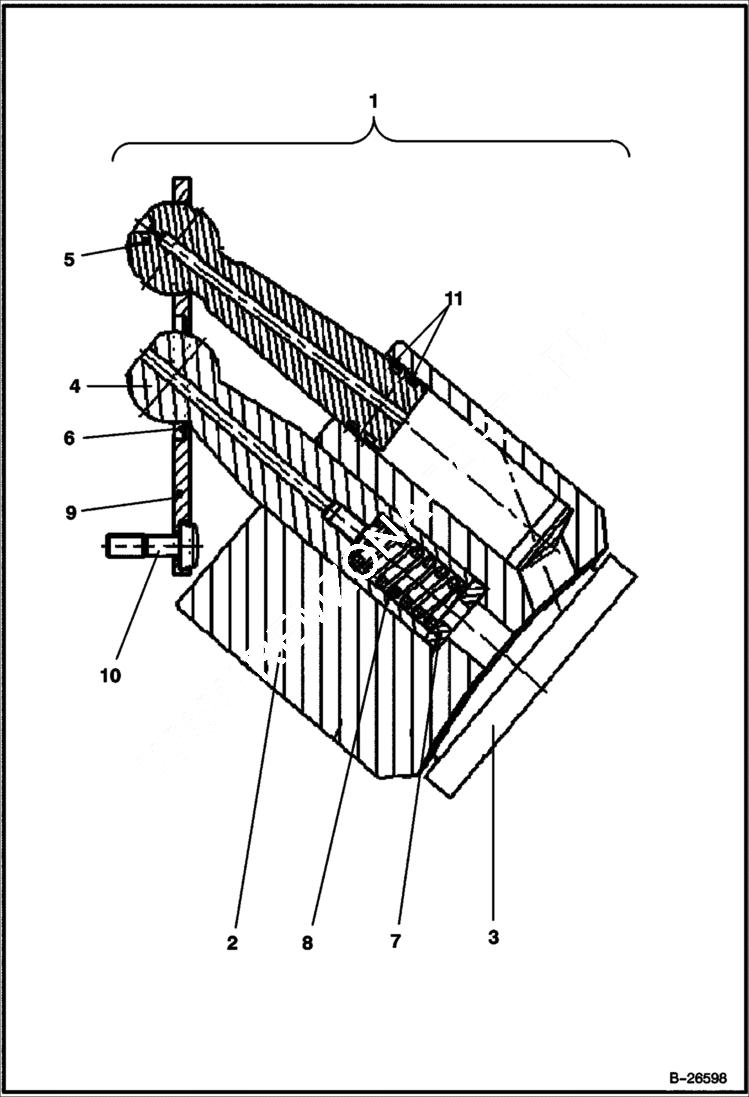 Схема запчастей Bobcat FORESTRY CUTTER - FORESTRY CUTTER (Motor Rotary Group) (FRC50 ADTN) (FRC50 ANR6) (FRC60 A6ZB) (FRC60 ANR5) Loader