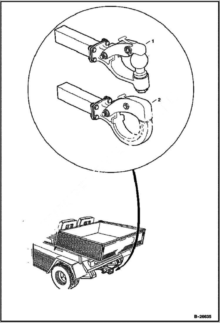 Схема запчастей Bobcat 2100S - PINTLE HITCH ACCESSORIES & OPTIONS